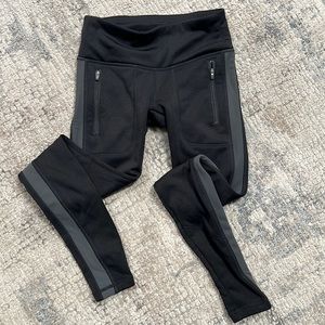Athleta Fleece Lined Leggings XXS